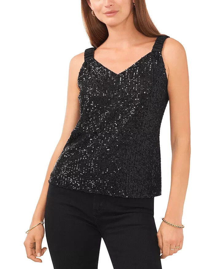 vince camuto sequin top