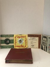Vtg 45 Record with Album Case and 17 records Artists Listed In Description