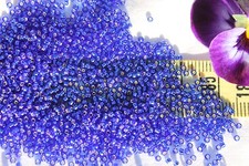 15/0 Toho Seed Beads 68-Silver Lined Cobalt 14 grams / 28