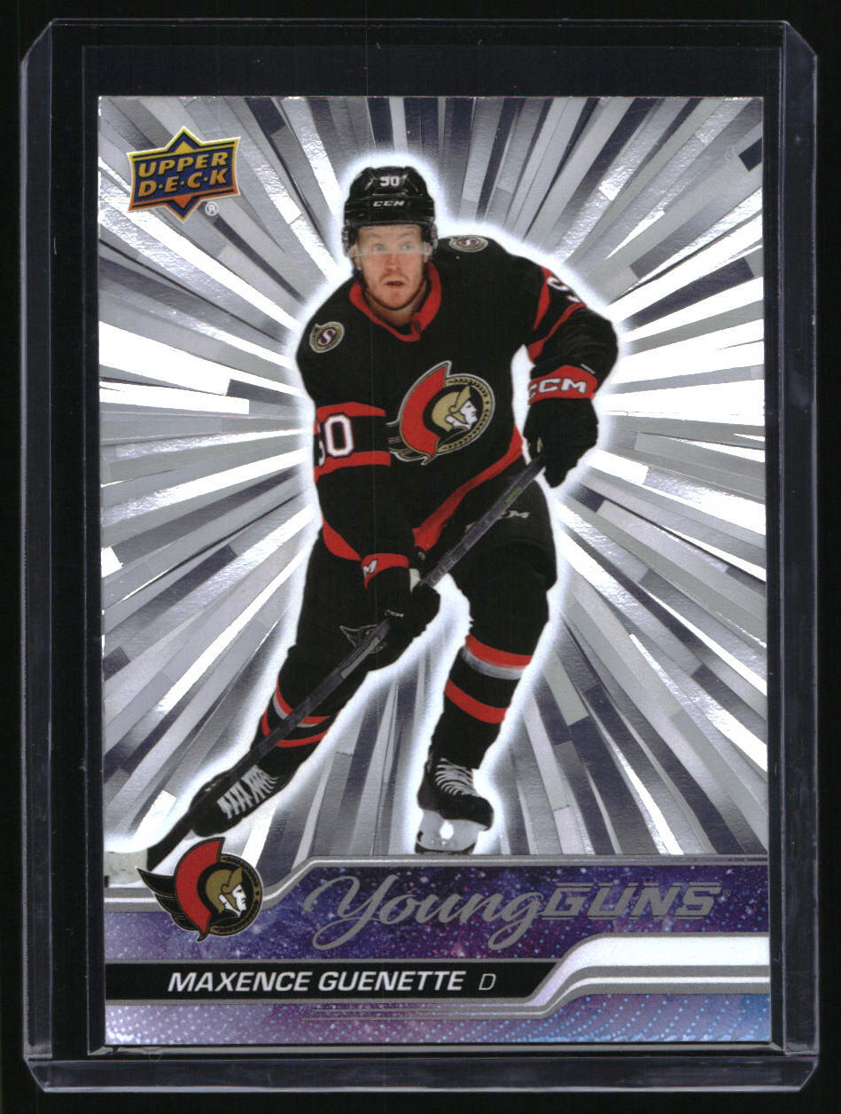 Maxence Guenette 2023 Upper Deck #455 Series 2 Senators Outburst Young Guns