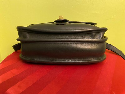 Coach Vintage 9954 Black Leather Prairie Bag Crossbody Shoulder