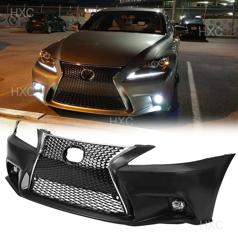 2014-2016 F-Sport Front Bumper Cover For 2006-2013 Lexus IS250 IS350 Conversion Foto 2 de 4