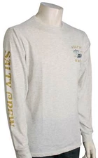 Salty Crew Double Down Tech LS T-Shirt - Vintage White - New