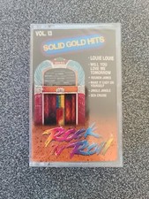Rock N Roll Solid Gold Hits Vol 13 1990 Cassette Tape Vintage SEALED NOS