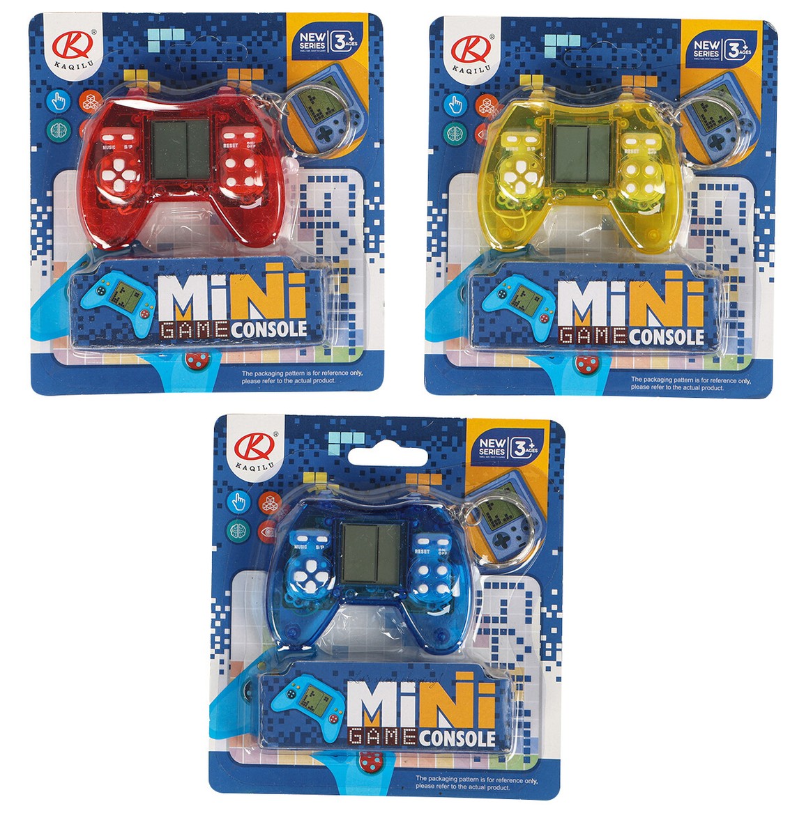 MINI CONSOLE KEY RING CLASSIC BRICK GAME ELECTRONIC GAME KEY CHAIN NEW GIFT  TOY