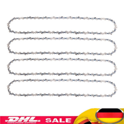 4x Sägekette für Einhell GH-EC 2040 40 cm 3/8 LP 56 TG 1,3mm Vollmeißel Kette
