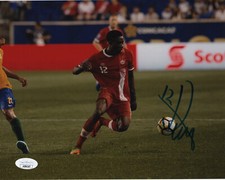 Team Canada Alphonso Davies Autographed Signed 8x10 Photo JSA COA #15