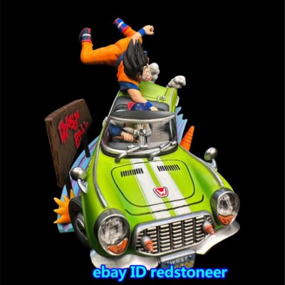 Son Goku Twisting Car Dragon Ball Statue Figure Model Collection