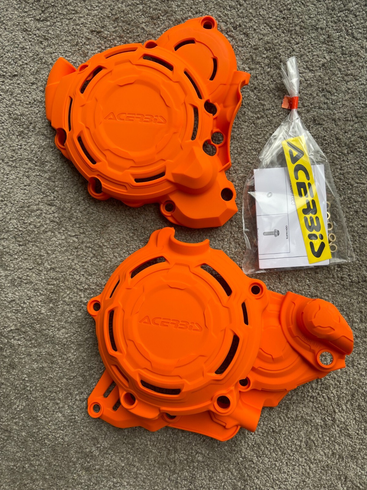 ACERBIS X-POWER CLUTCH & IGNITION COVER FIT KTM  SX 250  SX 300 2023-2024  ORG