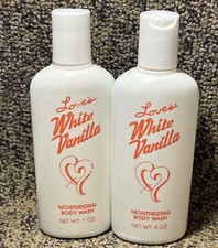 2 Love's by Mem White Vanilla Body Wash 4 oz