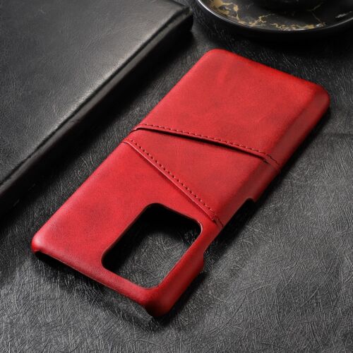 Funda delgada de cuero PU con ranura para tarjeta para Samsung Galaxy S25 Ultra S24 S23 S22 S21 - Imagen 3 de 20