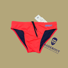 Arena men coral orange team Swim Brief bikini swimwear size 34