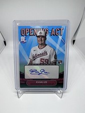 EVAN LEE 2023 Topps Big League Opening Act RC Autograph Auto #OAA-EL Nationals