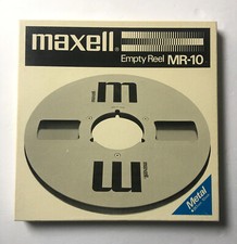Maxell Mr-10 Metal 10" (267mm) Empty Reel In The Original Box - Made In Japan