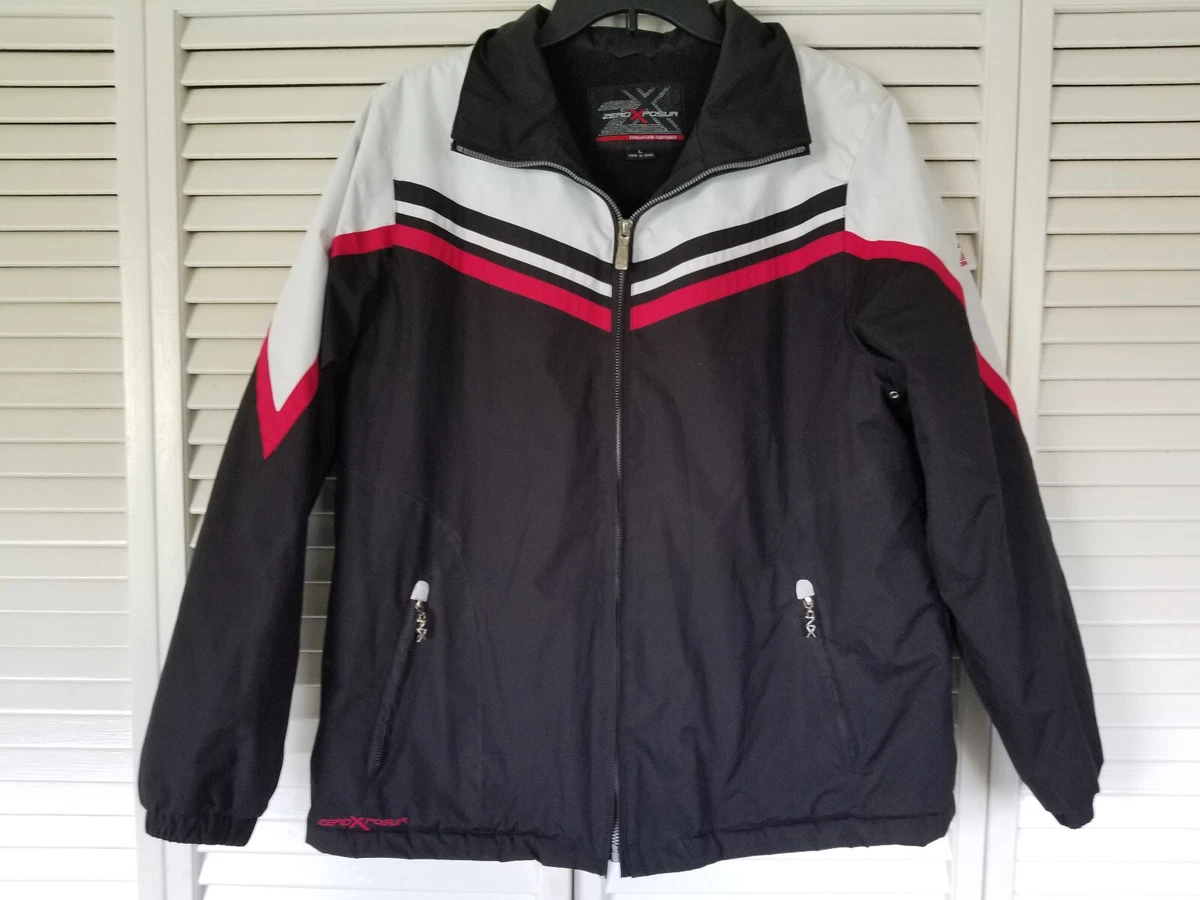 Zero Exposure Women's Jacket Black/White/Red Size Large