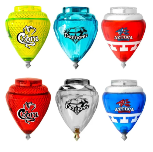 Spinning Tops Trompo Cometa Rex PCS SIX TROMPO SPIN TOP TOY PEONZA