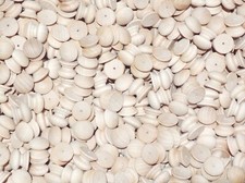 18mm Beech Knobs Drilled ¾" Handles Hardwood wooden "CHOOSE QUANTITY"  A18BVKD