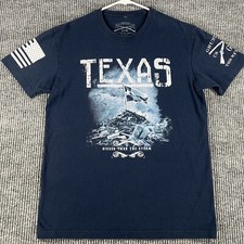 Grunt Style Shirt Mens Medium Blue Texas Short Sleeve Bigger Than the Storm
