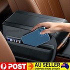 Black Car Center Console Armrest Box Cushion Cover Pad Mat Protector Accessories