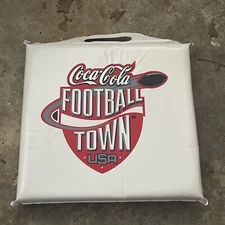 Coca Cola Football Town USA Stadium Seat Cushion Coke