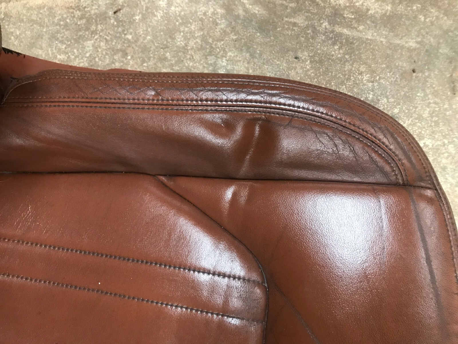 14-17 MASERATI GHIBLI SQ4 FRONT LEFT DRIVER LH BROWN LEATHER SEAT COMPLETE OEM