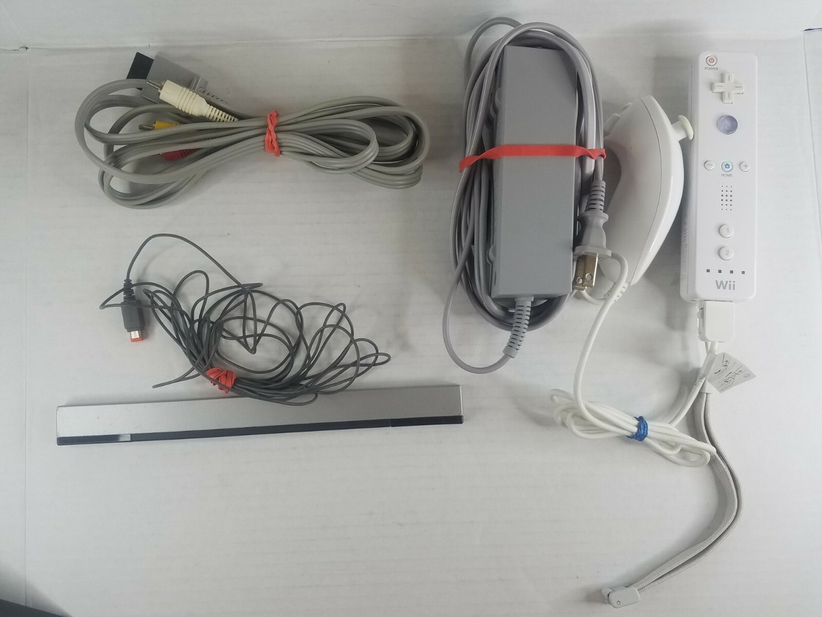 Nintendo Wii Console System RVL-001 BUNDLE Pick & Choose