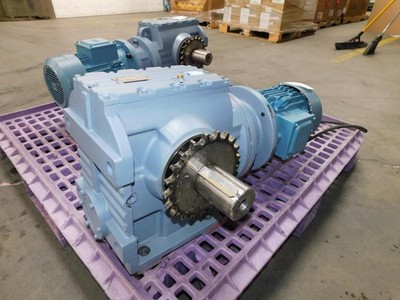 GUOMAO GS87-Y3-4P-180-M1-ZPIEC RIGHT ANGLE HELICAL WORM GEAR REDUCER 180 RATIO M