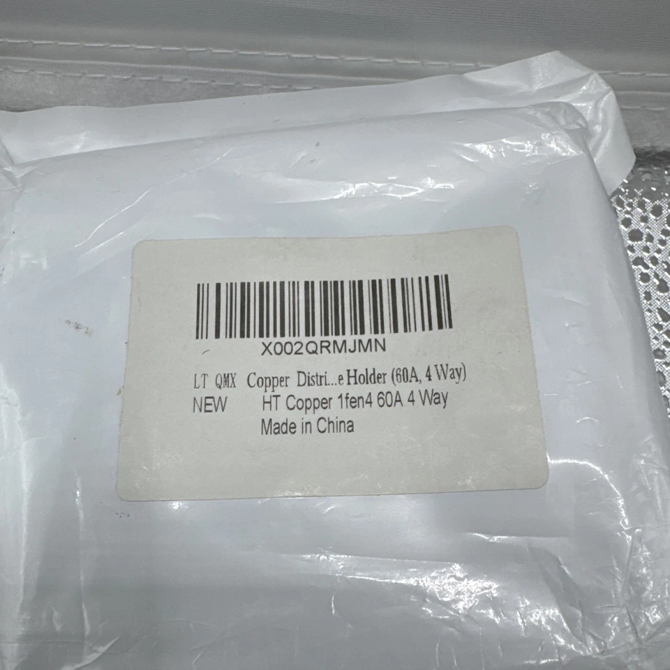 4-Way Copper Distribution Block 60A 0GA in & to 4x 4/6/8/10GA out - Image 2 of 4