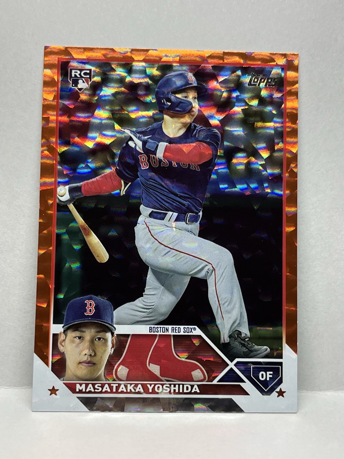 2023 Topps Series 2 - Masataka Yoshida #471 Orange Foil /299 (RC)