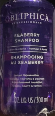 Obliphica Professional Seaberry Shampoo Sodium Chloride-Free 10 fl oz 300 ml