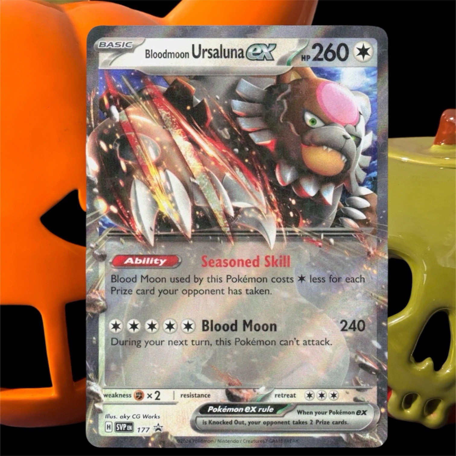 Bloodmoon Ursaluna ex Holo Promo SV: Scarlet & Violet Promo Cards 177 NM