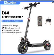 iScooter ix4 Iscooter elettric 10" Monopattini elettrici 800W 720WH Pieghevole