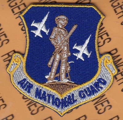 USAF Air Force Air National Guard ANG F-15 Fighter ~3.25'' shield patch c/e B