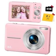 Digital Camera, FHD 1080P Digital Camera for Kids with 32GB SD Card Compact