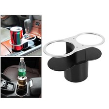 Autositz Doppelloch Getränkehalter Getränkedose Organizer Schwarz