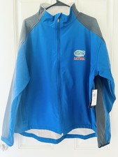 UF Gators Men's Fleece Lined Jacket Blue Gray Full Zip Size XL, NWT