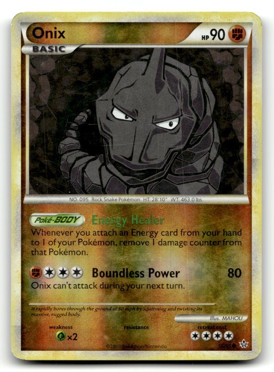 Onix (56) 56/95 Reverse Holo Common Unleashed LP