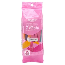 Equate The Essential 2 Blade Disposable Razors, 10 Count