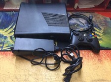 Microsoft Xbox 360 S 4GB Console Black 1439 COMPLETE.