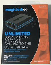 MagicJackGo Home, Business  On-The-Go Digital Phone Servive SEALED 