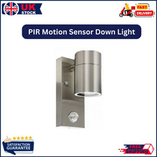 Outside Lights Mains Powered PIR Motion Sensor Security Garden IP44 Wall Lamp.