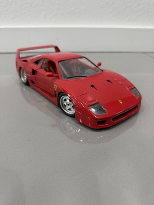 Burago 1/18 - Ferrari F40 Rosso Red 1987 Supercar 3032 Diecast Scale Model Car