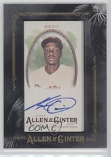 2017 Topps Allen & Ginter Minis Black Framed 14/25 Roman Quinn #MA-RQ Auto 4x4