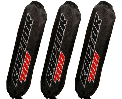 ATV Stoßdämpferabdeckungen Raptor 700R - Schwarz Rot/Schwarz-Blau...