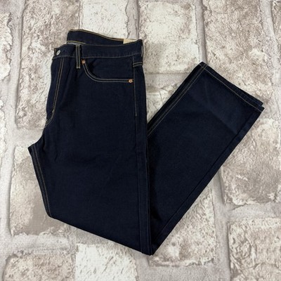 Levi s 513 Slim Straight Stretch Jeans Men s 36x32 Blue 085133175 NWT