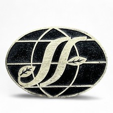 1960's - 70's JS Solid Bronze Belt Buckle by DYNA Provo Utah BUCKLE