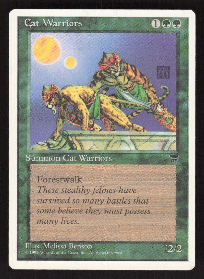 1995 Cat Warriors Chronicles MTG