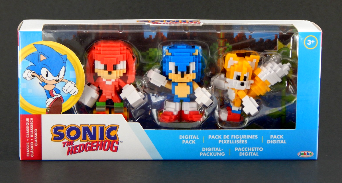 Sonic the Hedgehog 8-Bit Digital 3 Pack Action Figures | eBay