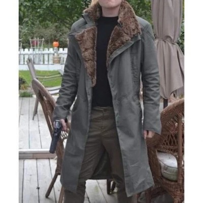 Officer K Ryan Gosling 2049 Blade Runner Long Trench Cotton Coat Jacket