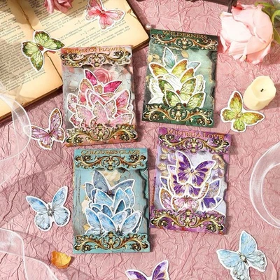 4 Packs Of Butterfly Arts Material Papers - 120 Pcs In Total - Image 1 of 4